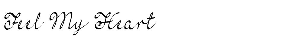 Mf Feel My Heart  font