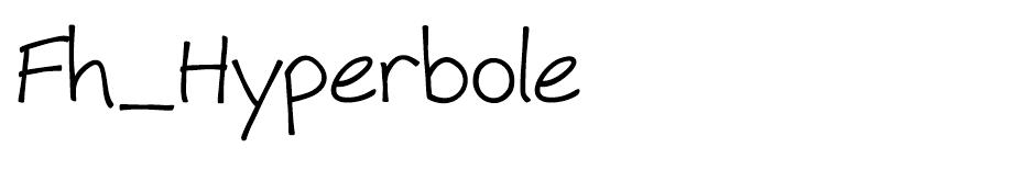 Fh Hyperbole  font