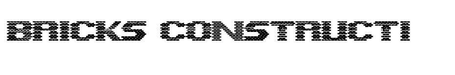 Bricks Constructions font