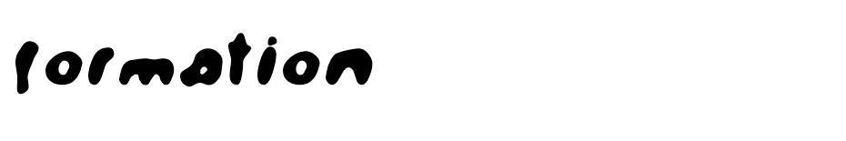 Formation font