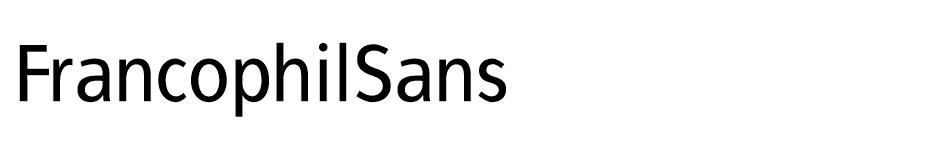 Francophil Sans  font