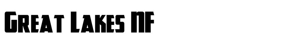 Great Lakes NF  font