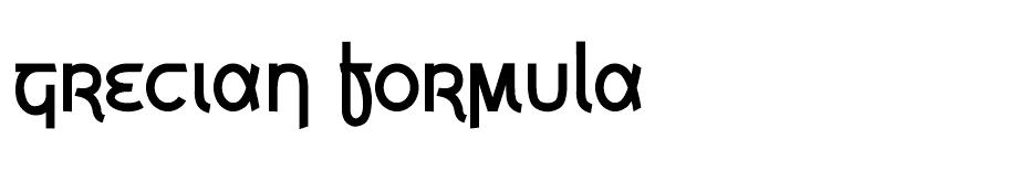 Grecian Formula font