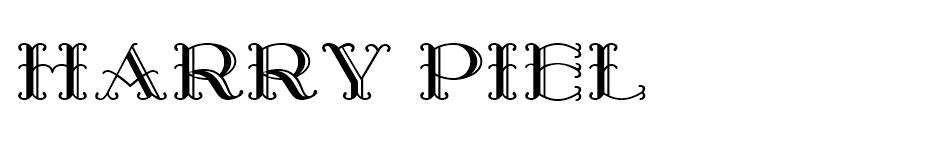 Harry Piel font