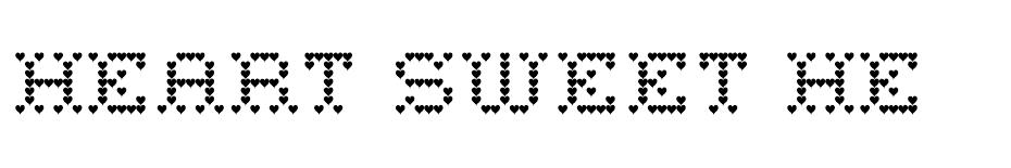 Heart Sweet Heart font