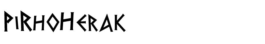 Pirho Herakles font