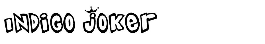 Indigo Joker font