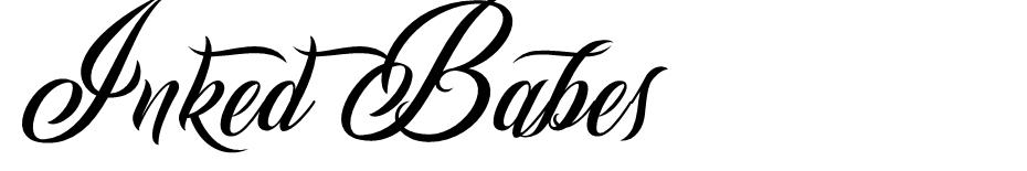 Inked Babes font