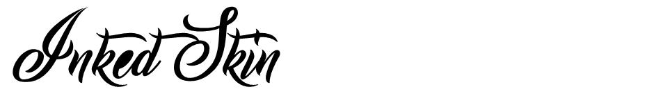 Inked Skin font