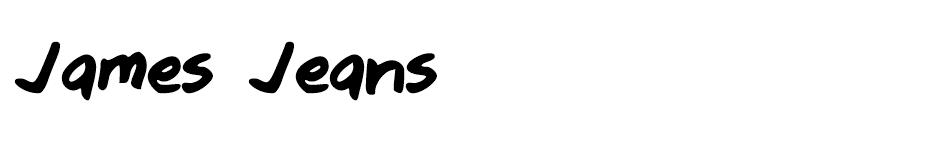 James Jeans font