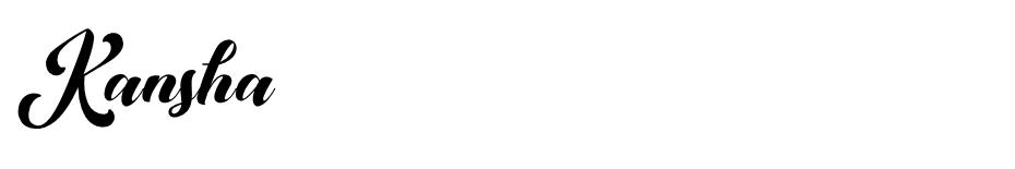 Kansha font