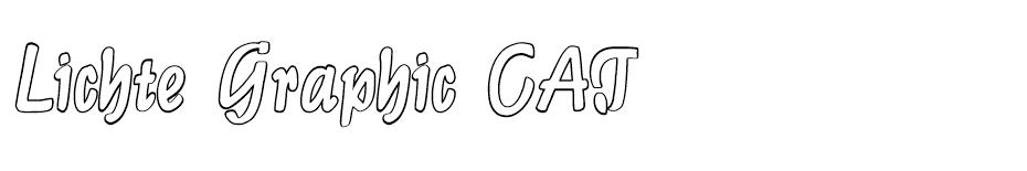 Graphic CAT font