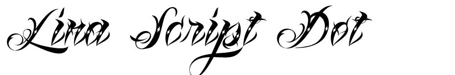 Lina Script font