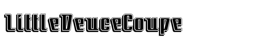 Little Deuce Coupe font