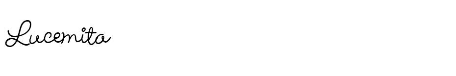 Lucemita font