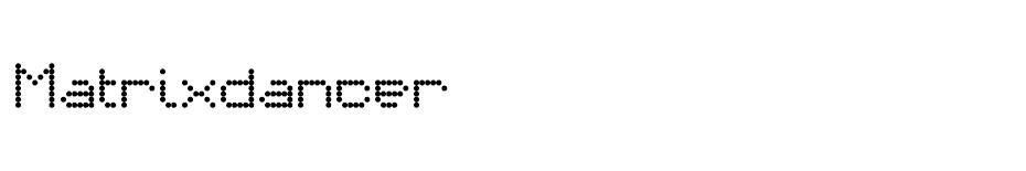 Matrixdancer font