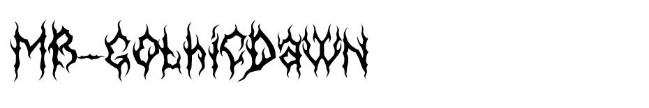 MB Gothic Dawn font