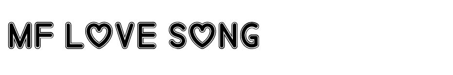 Mf Love Song font