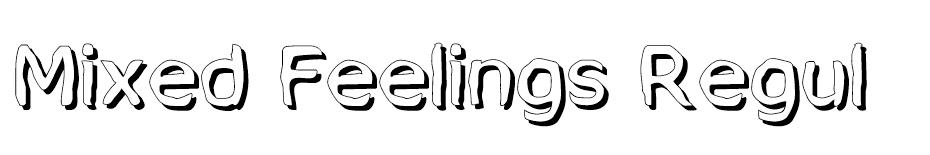 Mixed Feelings  font