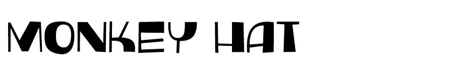 Monkey Hat font