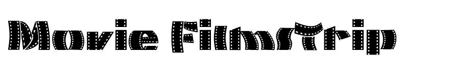 Movie Filmstrip font