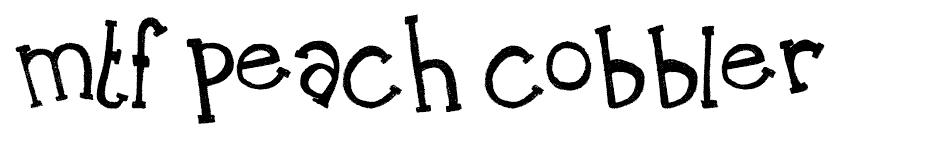 MTF Peach Cobbler font