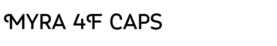 Myra 4F Caps Font font