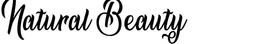 Natural Beauty font