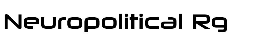 Neuropolitical font