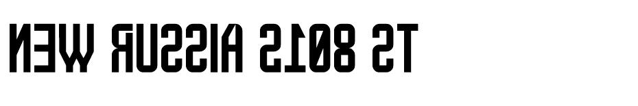 New Russia 2108 St font