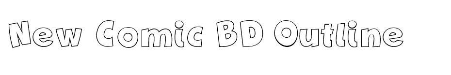 New Comic BD  font