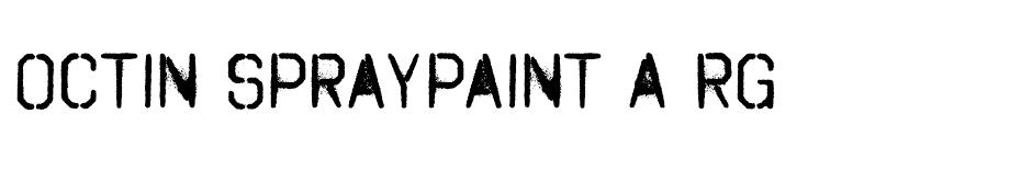 Octin Spraypaint Free font