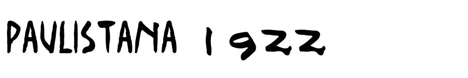 Paulistana 1922 font