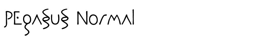 Pegasus  font