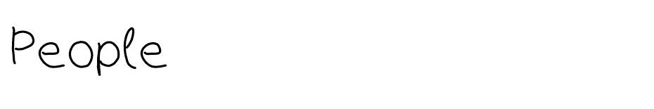 People font