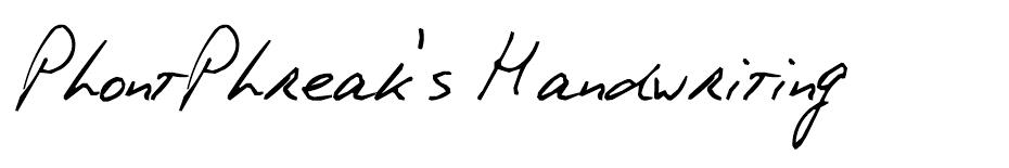 PhontPhreak's font