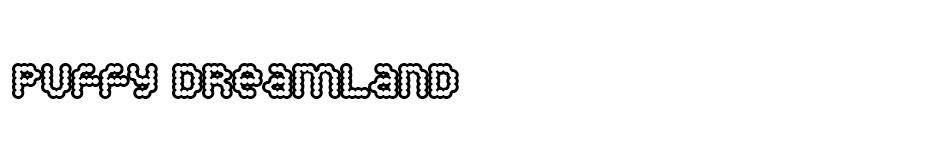 Puffy Dreamland font