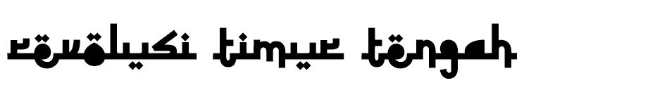 Revolusi Timur Tengah font