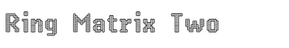 Ring Matrix  font