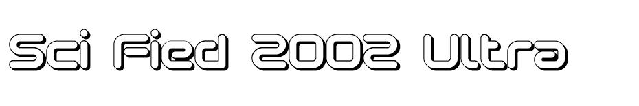 Sci Fied 2002 Ultra font