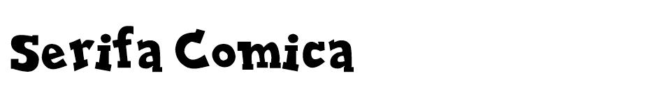 Serifa Comica font