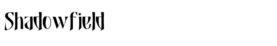 Shadowfield font