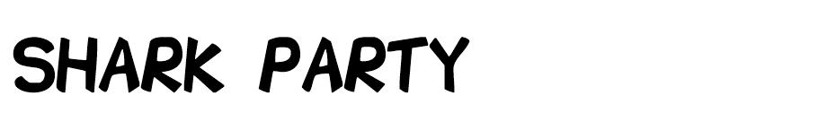 Shark Party font