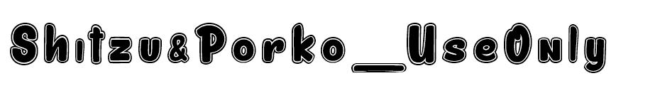 Shitzu & Porko font