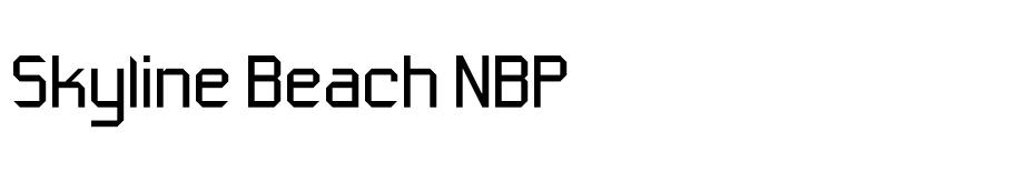 Skyline Beach NBP Font font