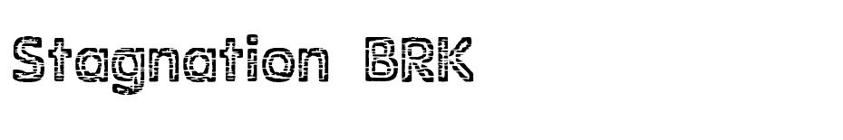 Stagnation BRK font