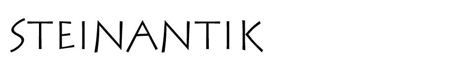 Stein Antik font