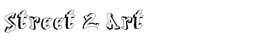 Street 2 Art font