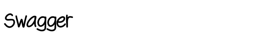 Swagger font