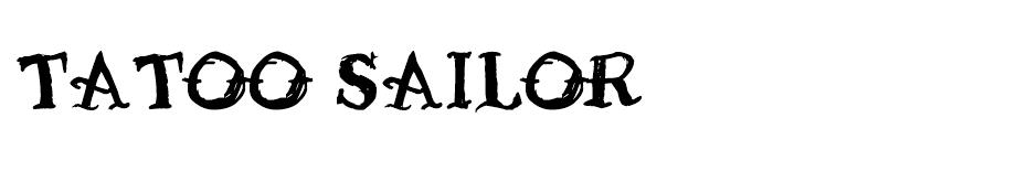 Tatoo Sailor  font